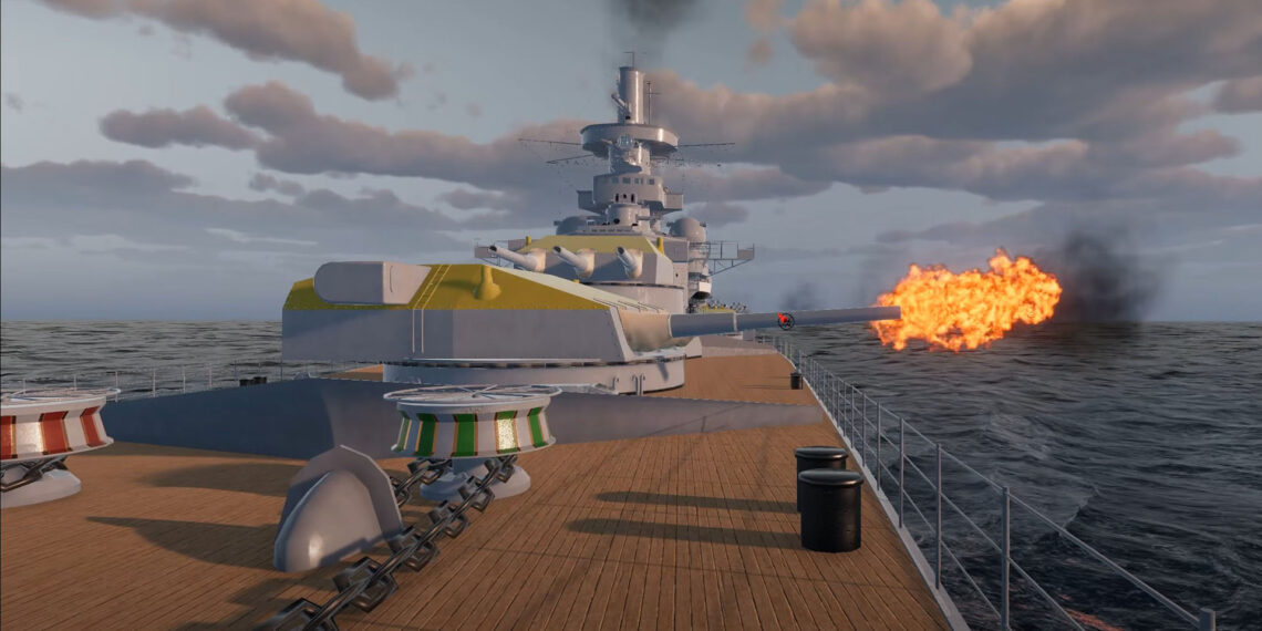 Battleship Command - Scharnhorst Fires its Main Guns