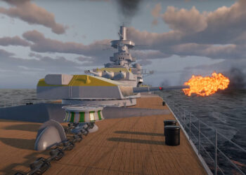 Battleship Command - Scharnhorst Fires its Main Guns