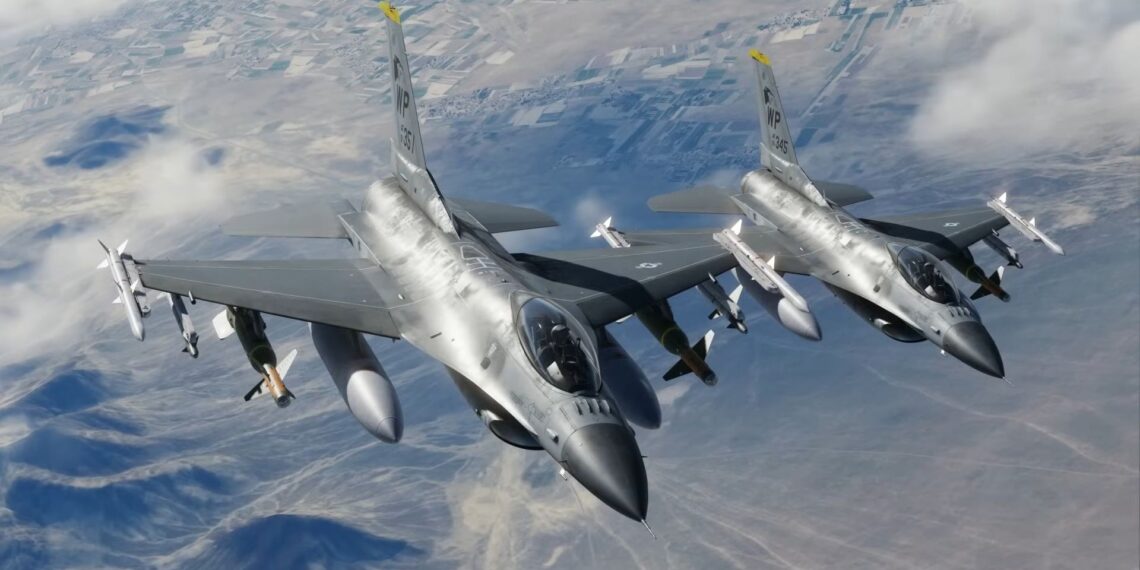 DCS World F-16 Formation