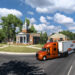American Truck Simulator - A truck crossing a city in Louisiana