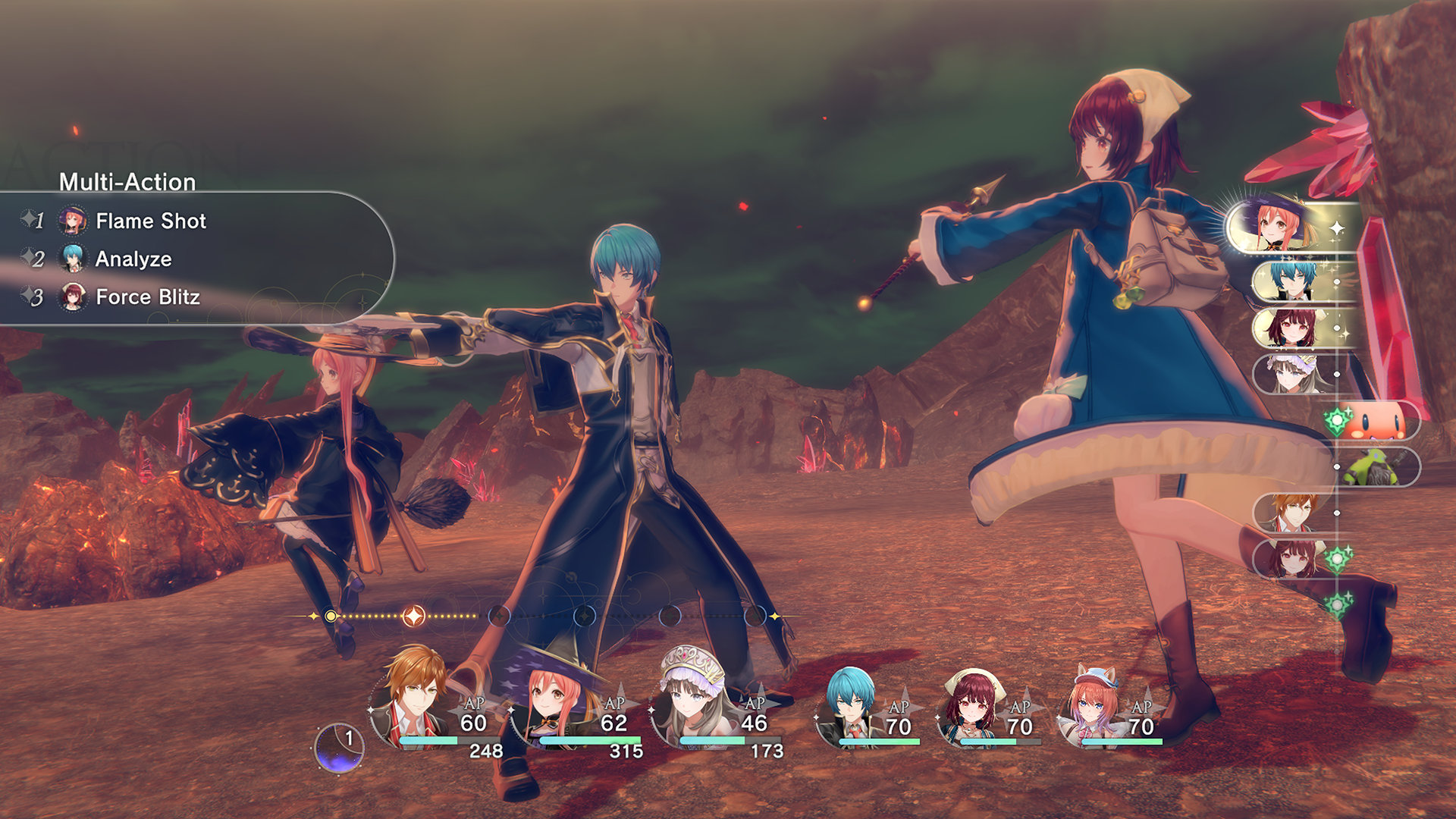 Combat_Multi Action 1Atelier Resleriana The Red Alchemist & the White Guardian