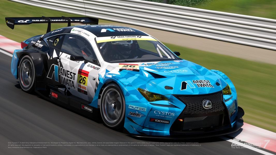 Lexus RC F GT3 '17 Gran Turismo 7 July 2025 update livery 2