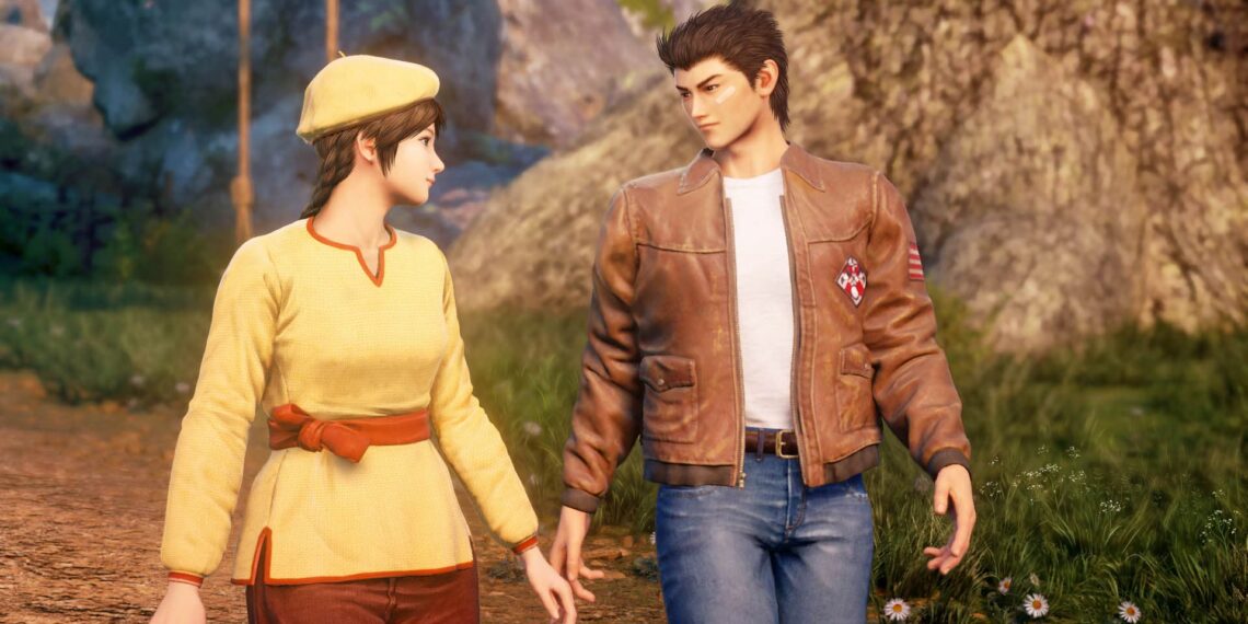 Shenmue 3 couple walking