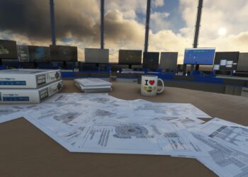 Microsoft Flight SImulator Paris Charles de Gaulle