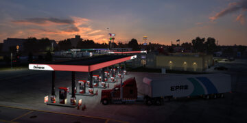 American Truck Simulator Shows Off More Illinois DLC Truck Stops