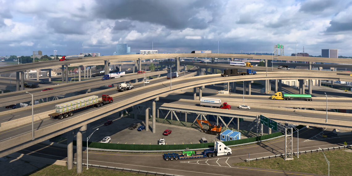 American Truck Simulator Louisiana Road Network
