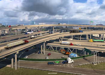 American Truck Simulator Louisiana Road Network