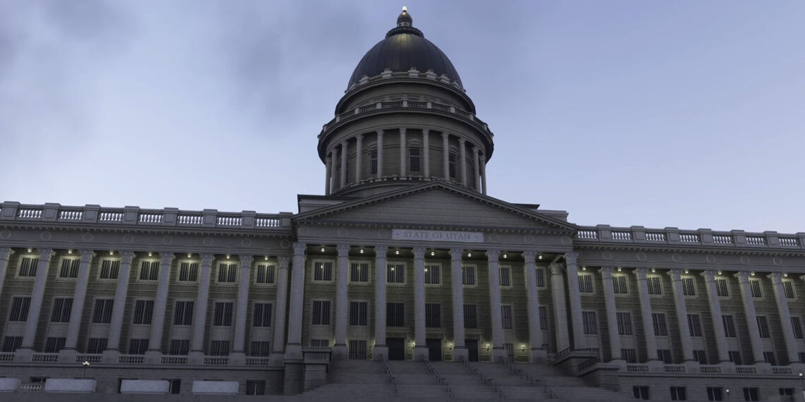 Microsoft FLight Simulator Salt Lake City Utah Capitol
