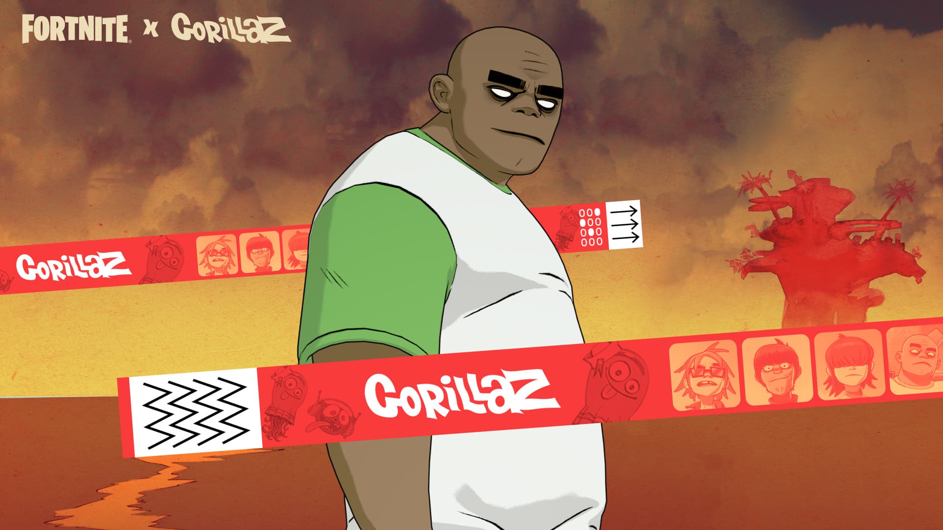 Fortnite Gorillaz Russel Hobbs