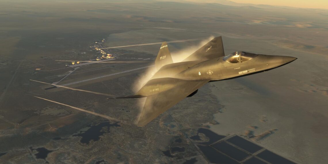 Microsoft Flight Simulator YF-23 Black Widow