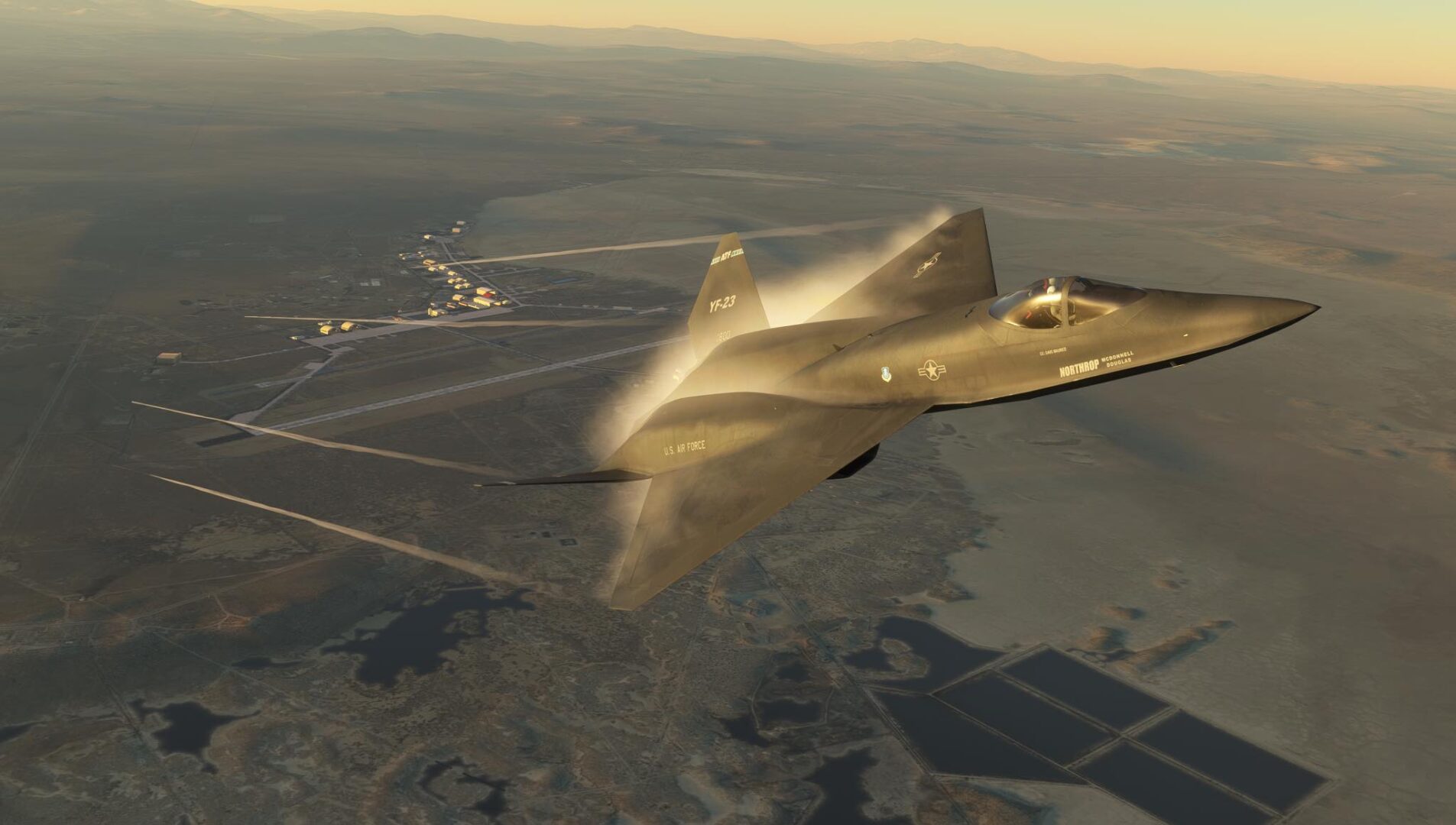 Microsoft Flight Simulator YF-23 Black Widow