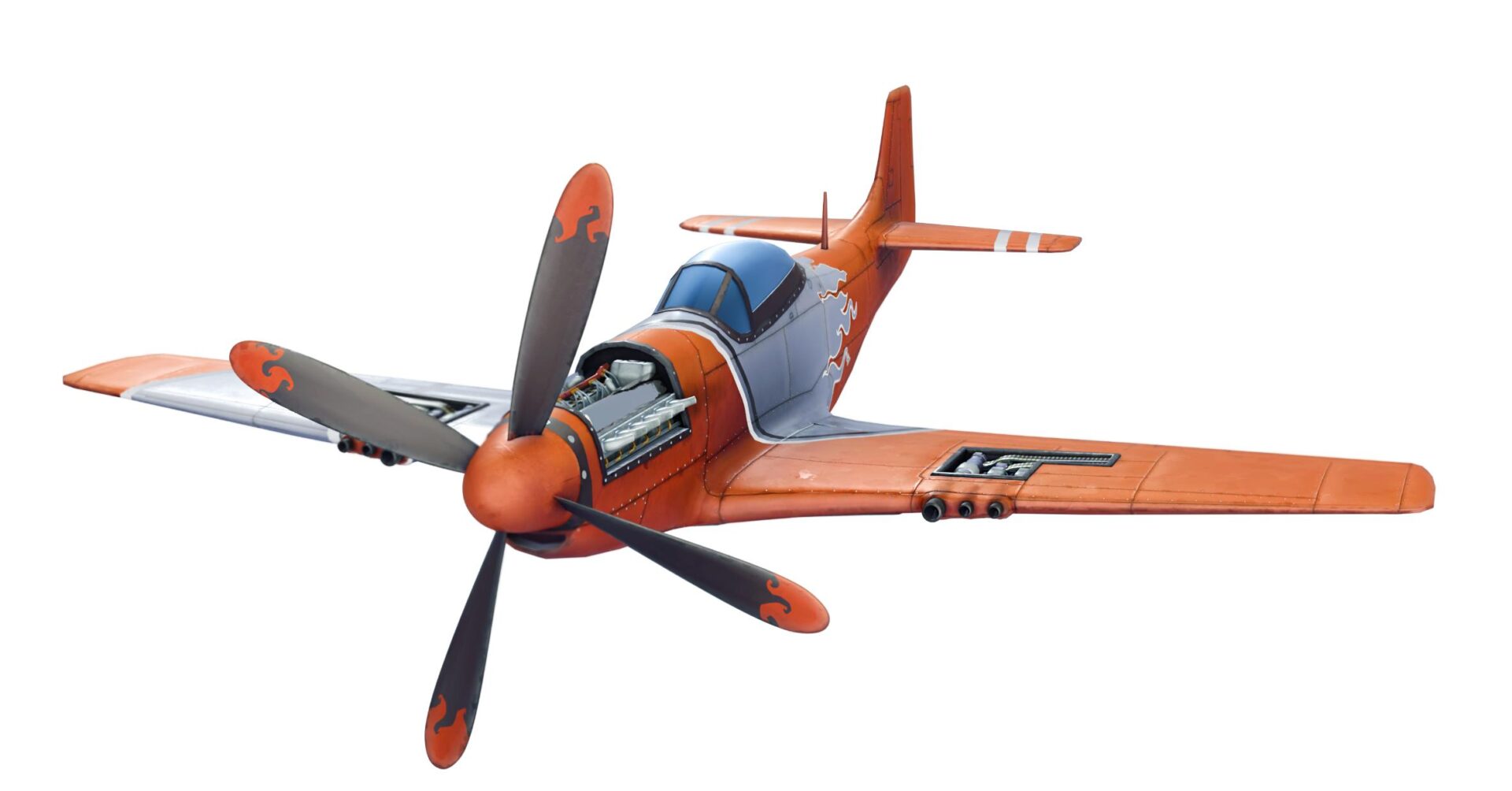 Aileronia Red Tail airborn