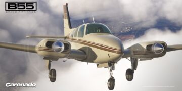 Microsoft Flight Simulator Beechcraft B55