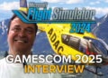 Microsoft Flight Simulator 2024 Gamescom 2025 Interview witth Jorg Neumann and image of the Eurocpter EC135