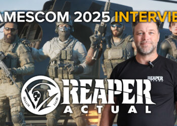 Reaper Actual Interview Hero with Matt Higby, Key Art, and logo