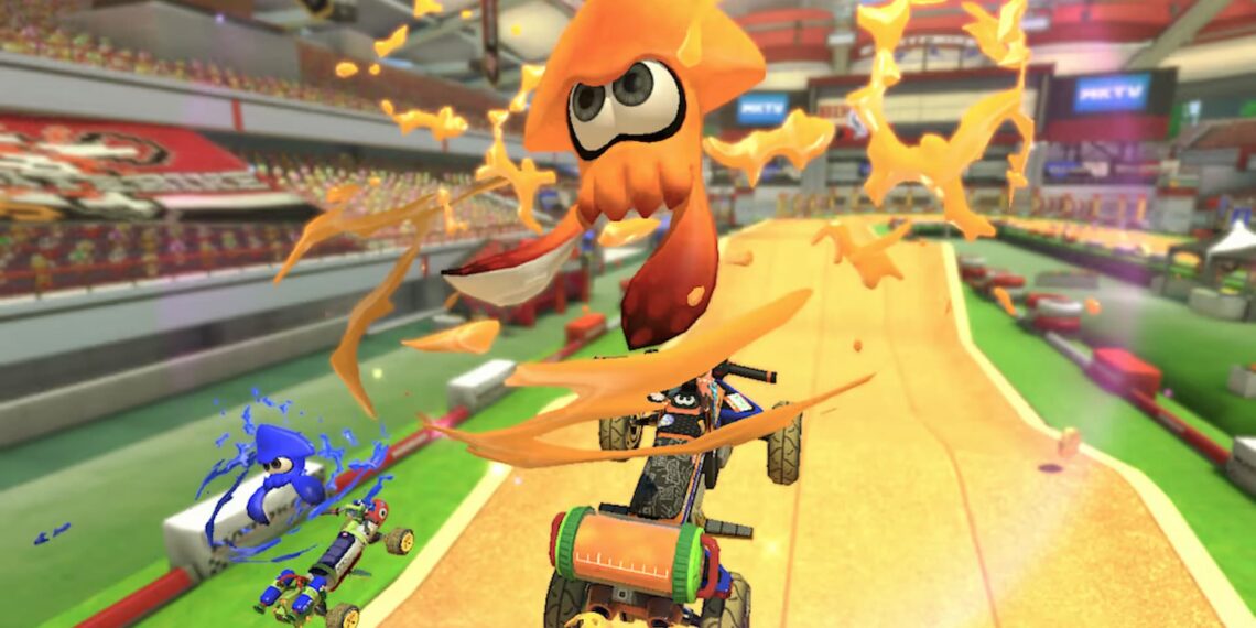 Splatoon character Mario Kart 8 Deluxe