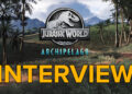 Jurassic World Archipelago Interview with Jurassic World Logo and title, on Microsoft Flight Simulator 2024 image