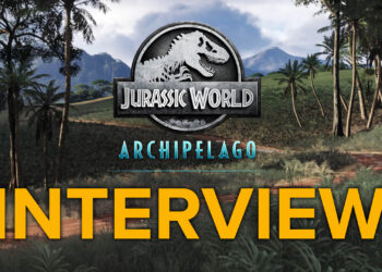 Jurassic World Archipelago Interview with Jurassic World Logo and title, on Microsoft Flight Simulator 2024 image