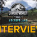 Jurassic World Archipelago Interview with Jurassic World Logo and title, on Microsoft Flight Simulator 2024 image