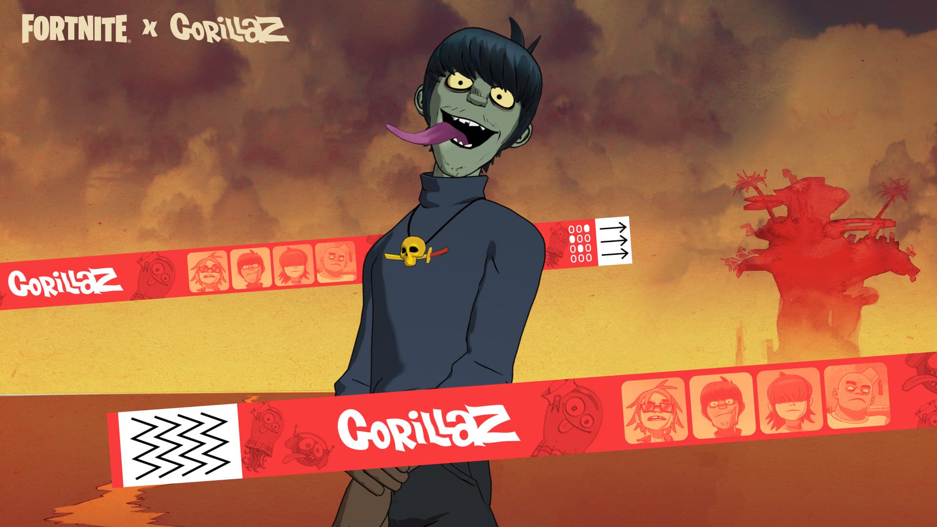 Fortnite Gorillaz Murdoc Niccals