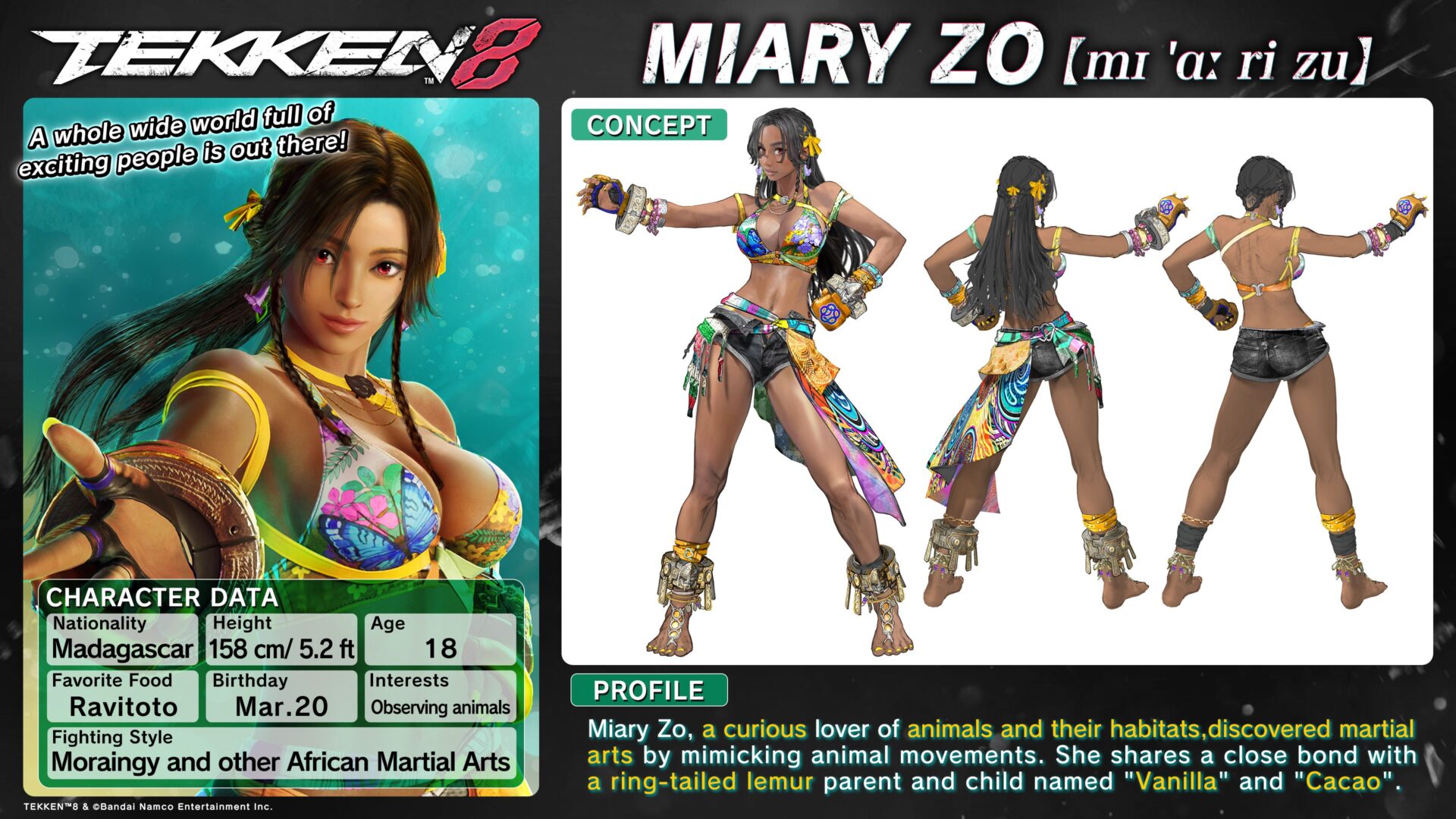 Tekken 8 Miary Zo Concept