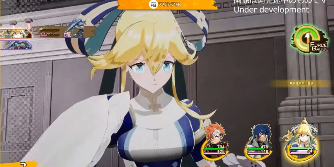 Armed Fantasia Character in Battle