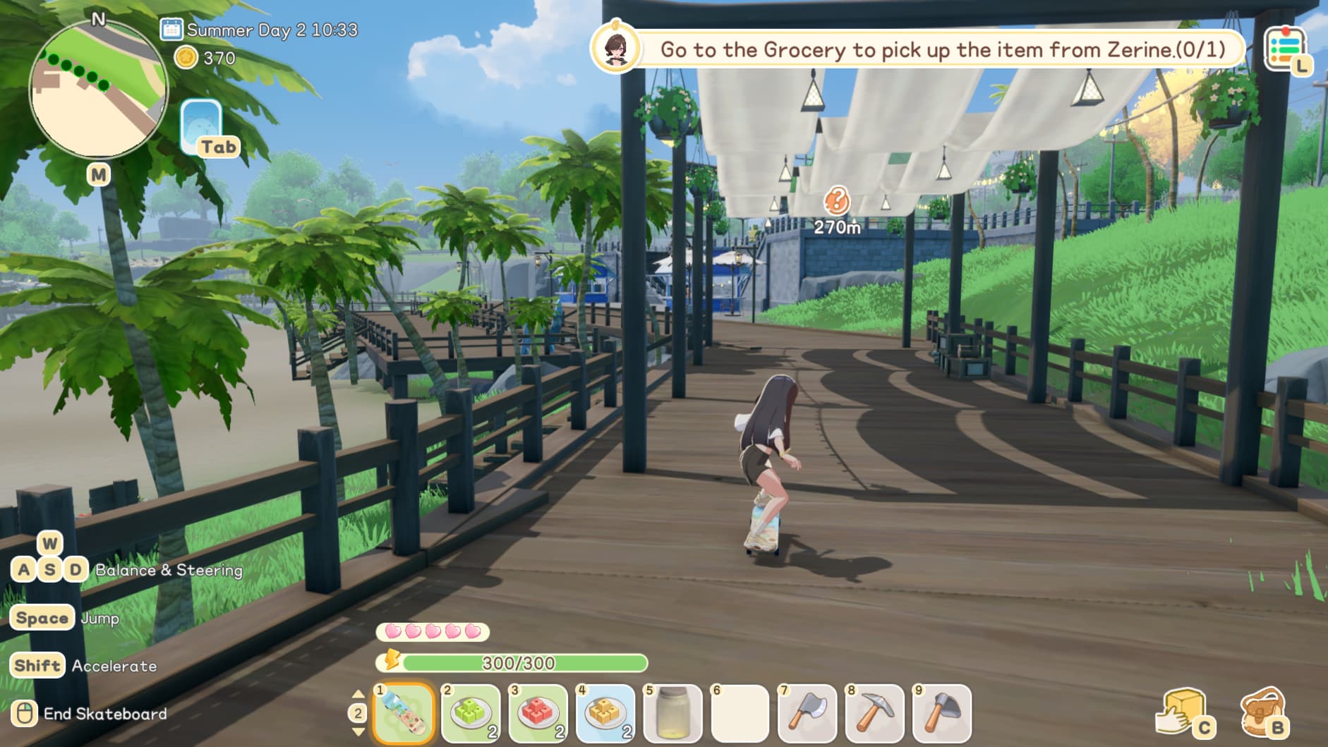 skating in Starsand Island