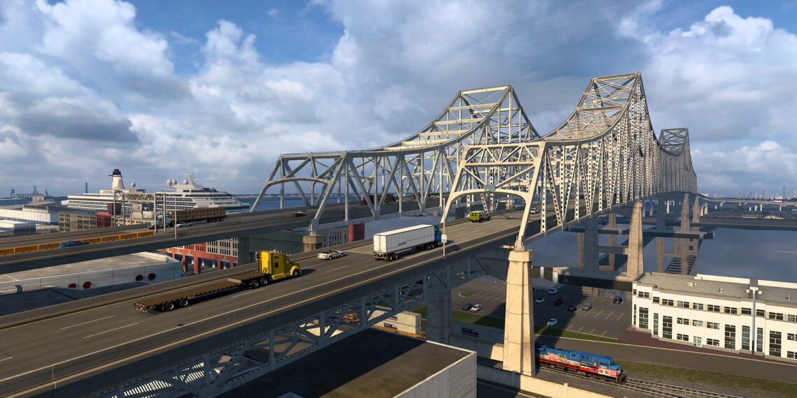 American Truck Simulator Louisiana Bridges