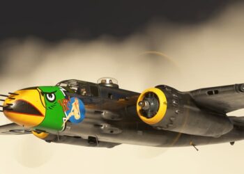 Microsoft Flight Simulator B-25J Mitchell