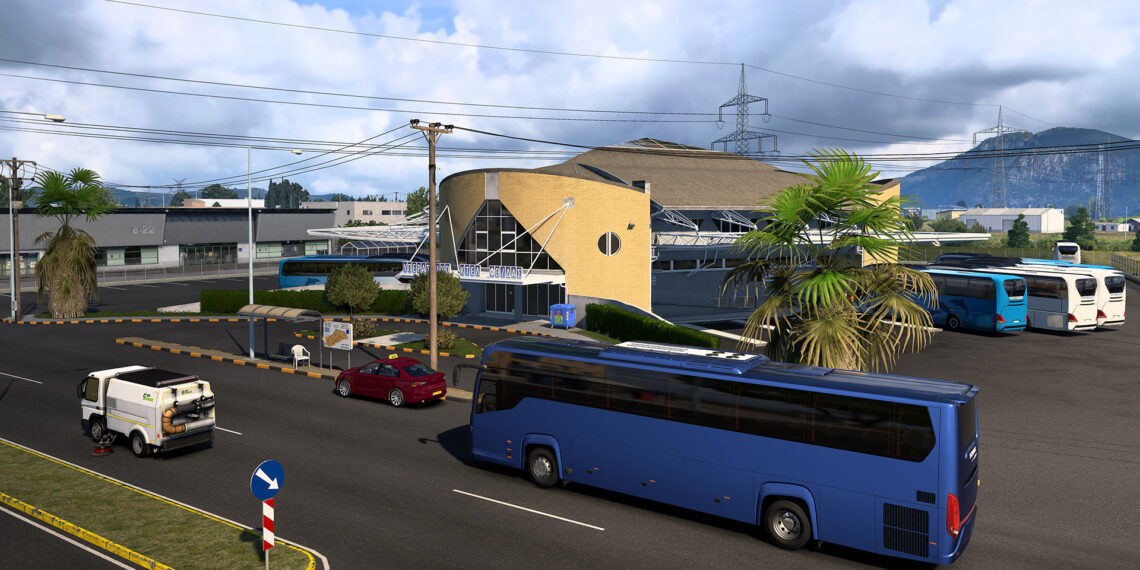 Euro Truck Simulator 2 Coaches DLC Bus Stations