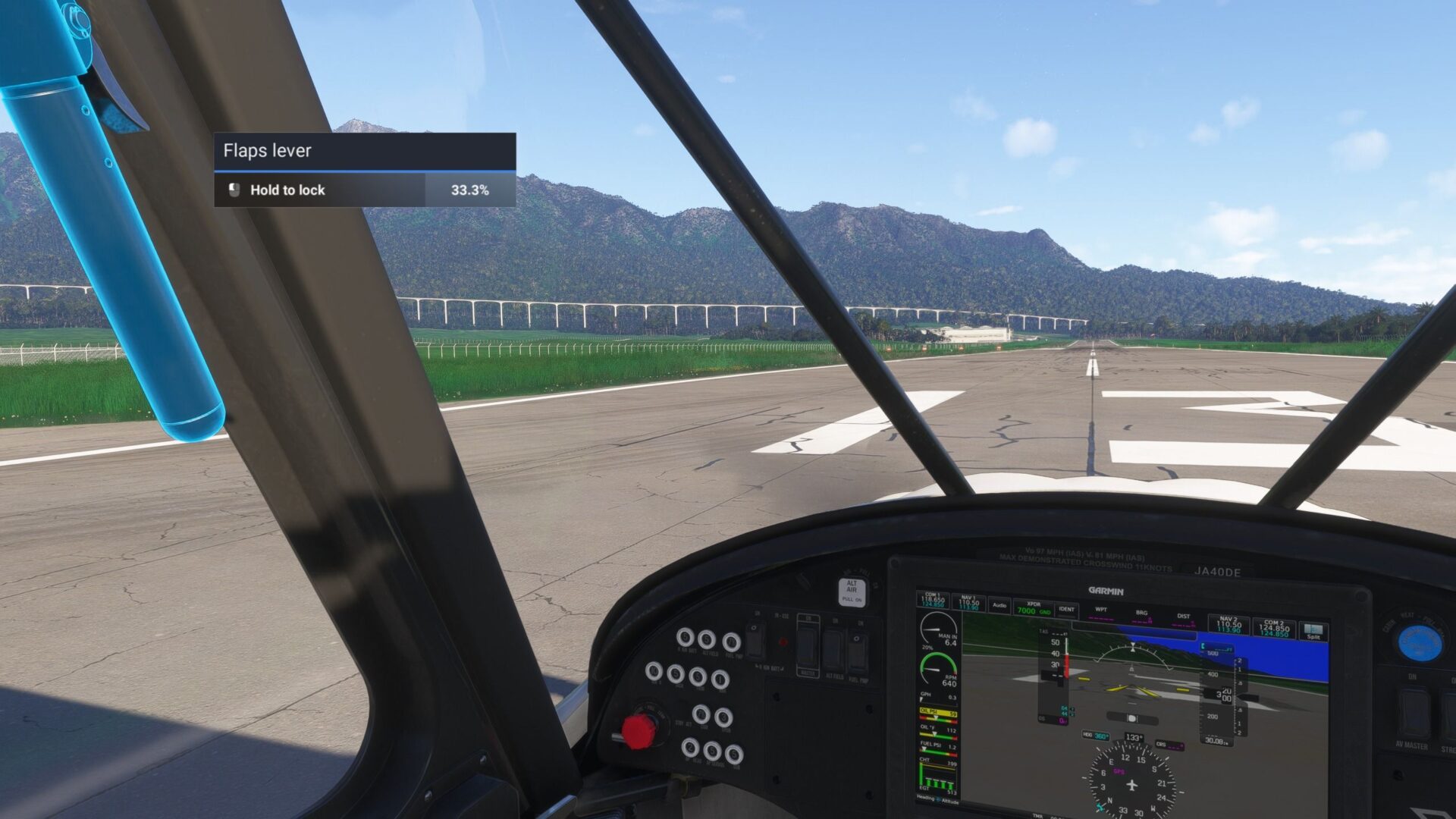 Microsoft Flight Simulator 2024 Jurassic World Flaps Lever