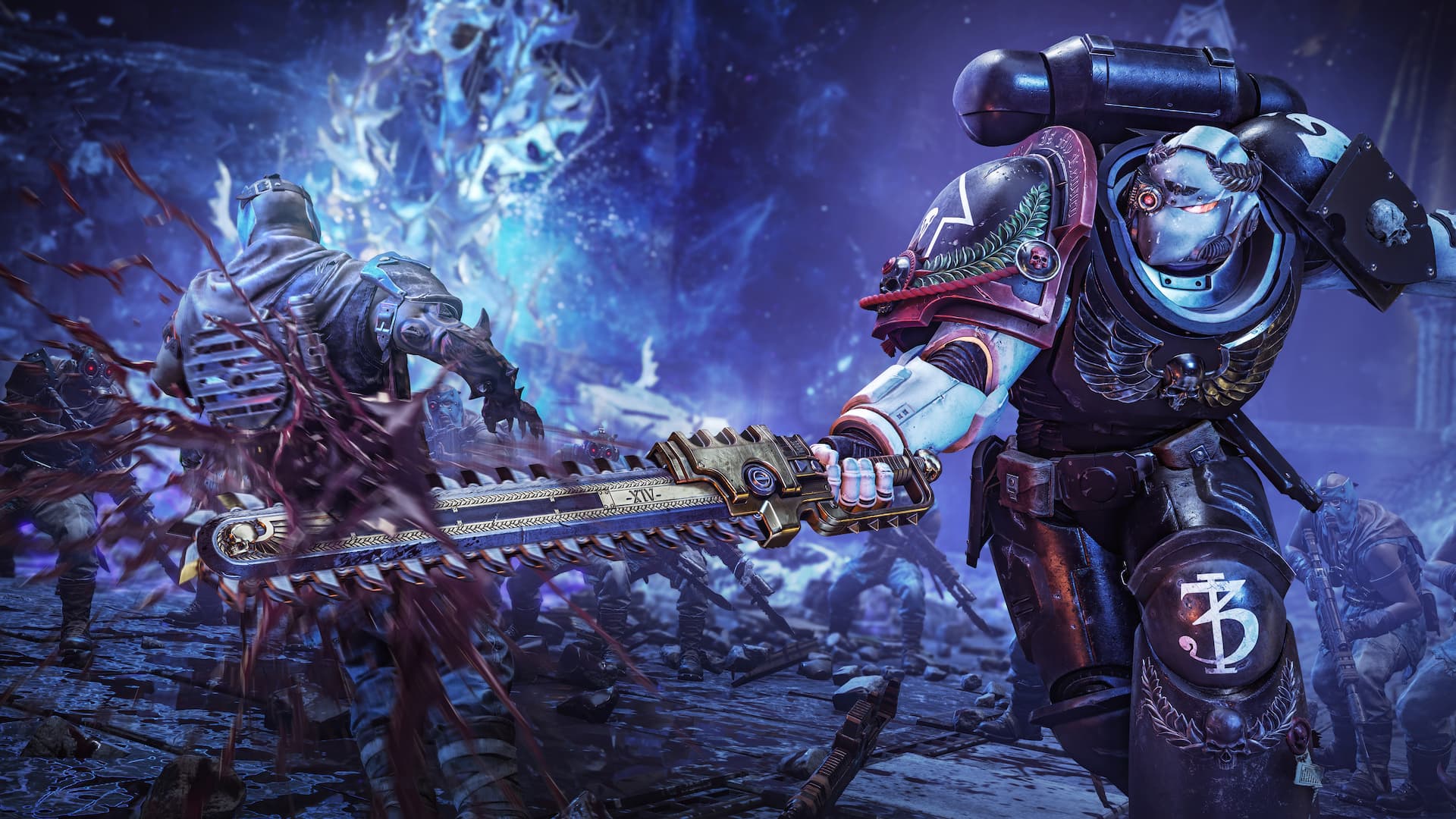 Space Marine 2 New Weapon Two Sided Chainsword