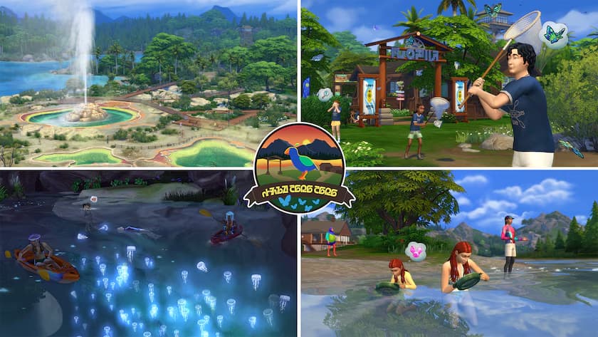 The Sims 4 Adventure Awaits expansion pack Gibbi Point