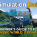 Jurassic World: Archipelago Microsoft Flight Simulator 2024 Beginner's Guide Hero picture with Cubcrafters XCub, pilot, and dinosaurs.
