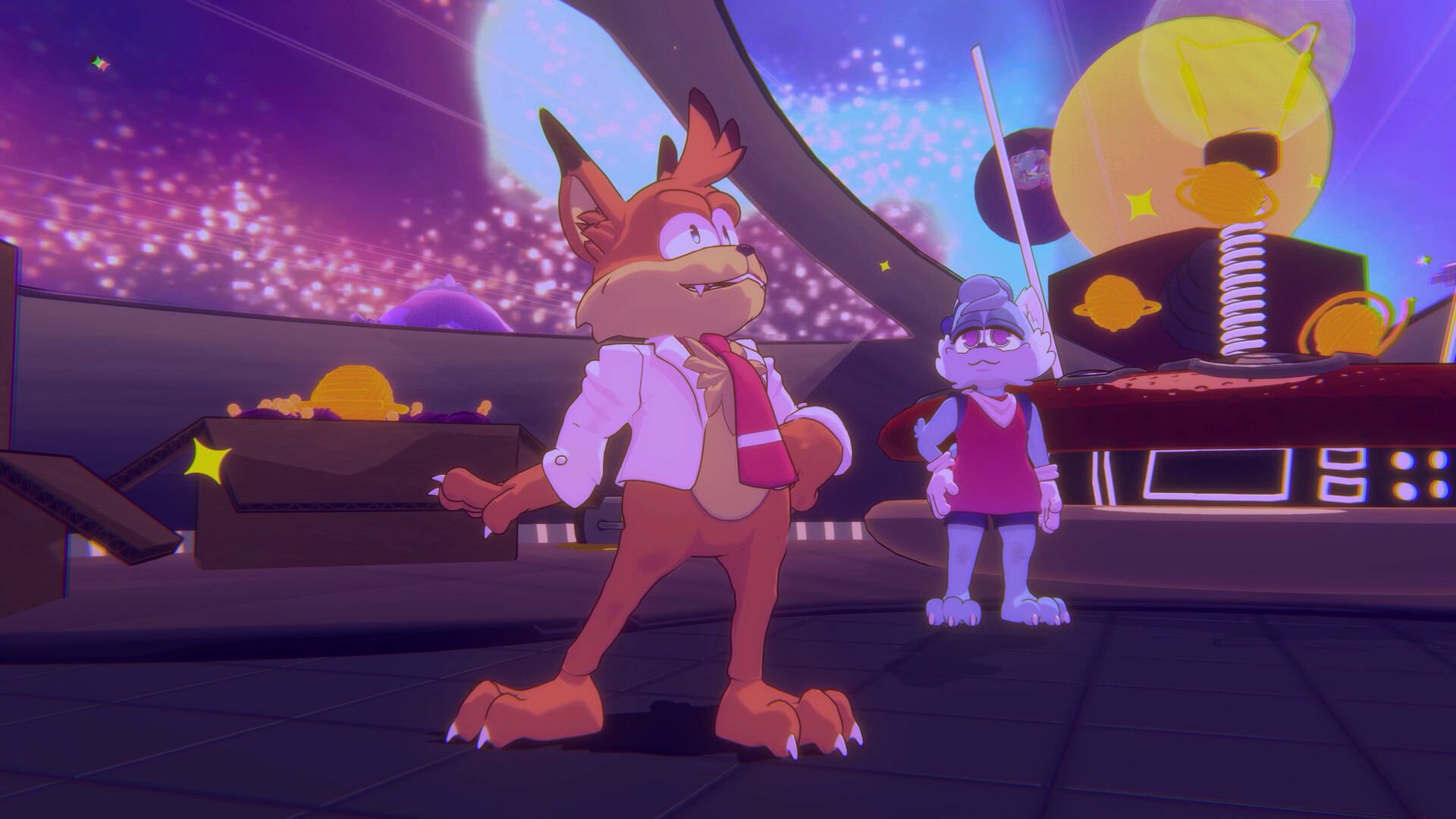 Bubsy 4D Screenshot