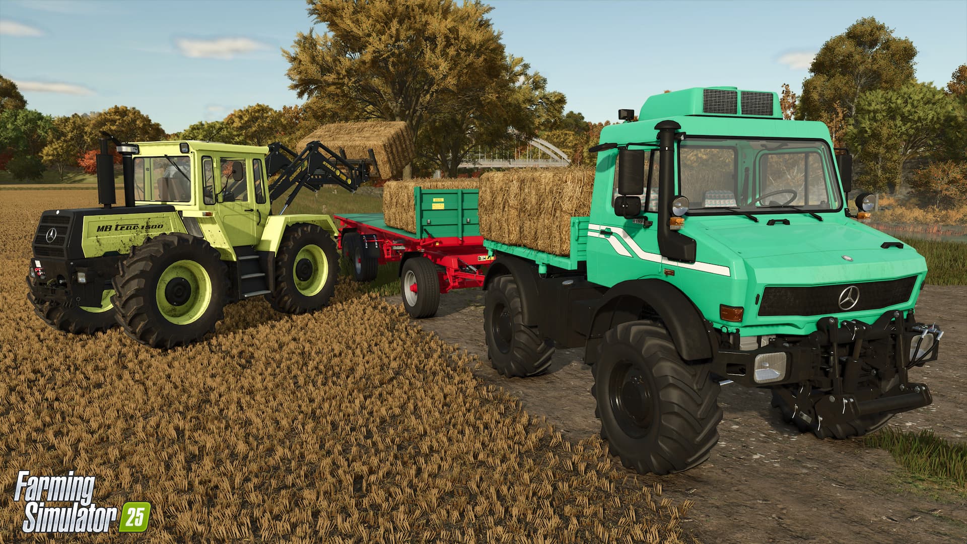 Mercedes-Benz Unimog and MB-trac Farming Simulator 25