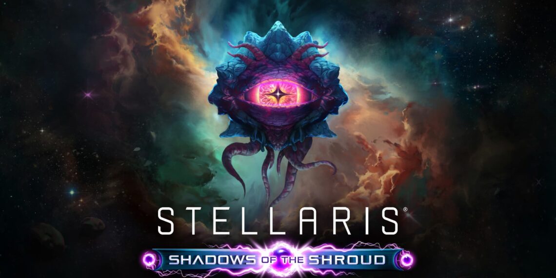Stellaris Shadows of the Shroud key art