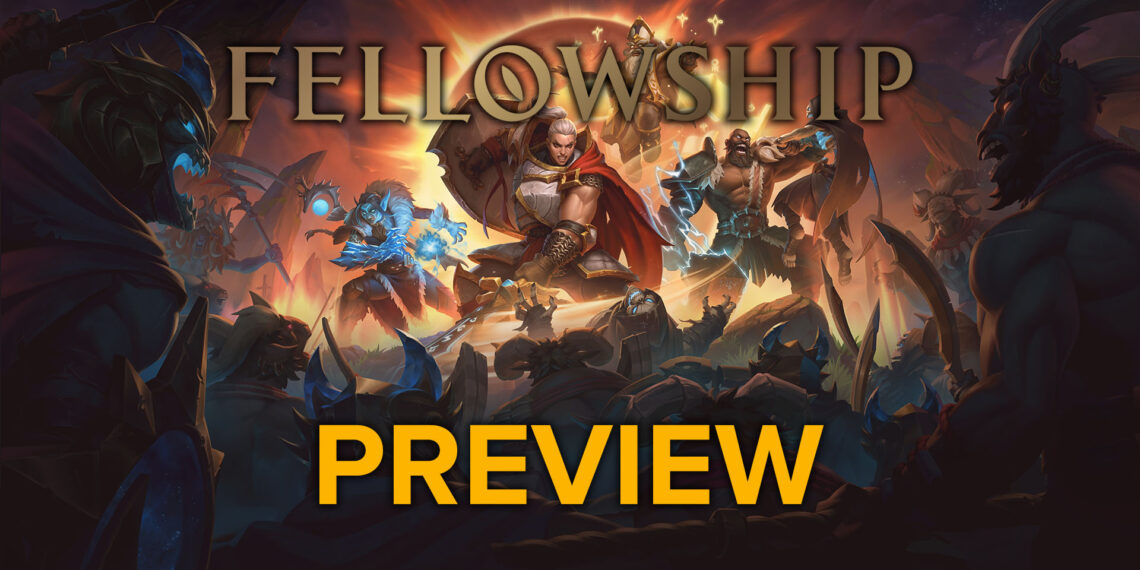 Fellowship key art with logo and "preview" title