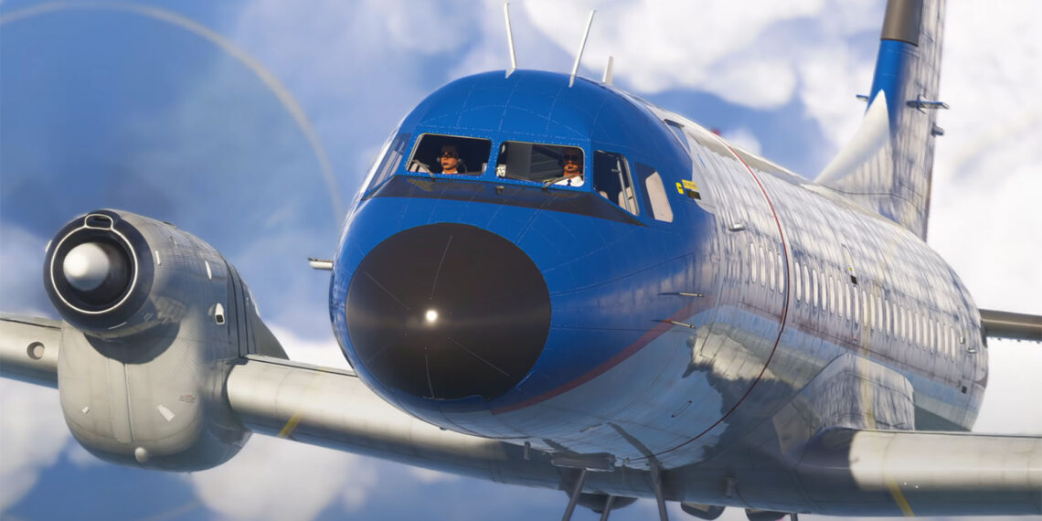 Microsoft Flight Simulator NAMC YS-11