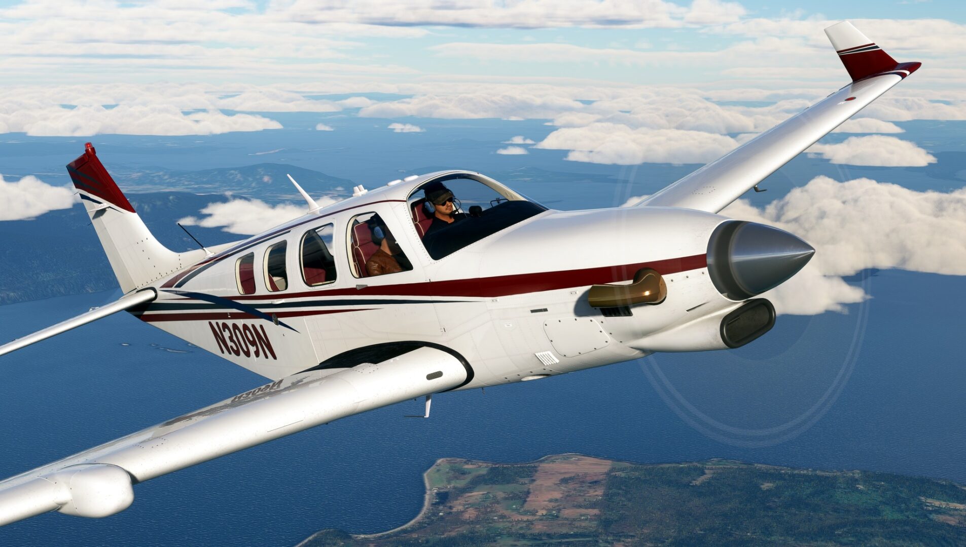 Microsoft Flight Simulator Turbo Bonanza