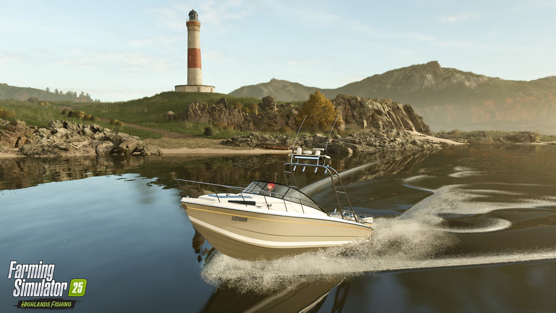 Farming Simulator 25 Highlands Fishing sport boat