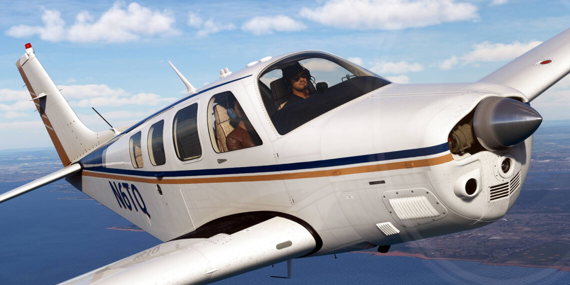 Microsoft Flight Simulator Black Square Bonanza Professional