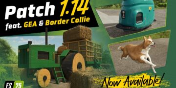 Farming Simulator 25 Patch 1.14 key art