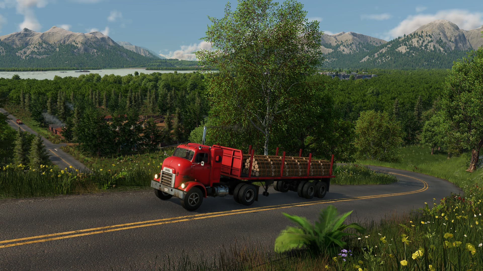Transport Fever 3 Truck with Logs