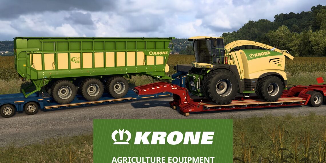 Krone Agriculture Equipment DLC Released for Euro Truck Simulator 2 & American Truck Simulator