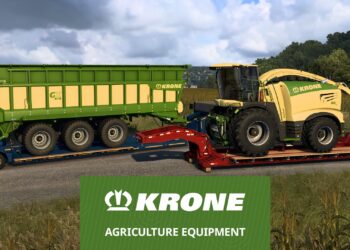 Krone Agriculture Equipment DLC Released for Euro Truck Simulator 2 & American Truck Simulator