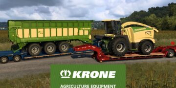 Krone Agriculture Equipment DLC Released for Euro Truck Simulator 2 & American Truck Simulator
