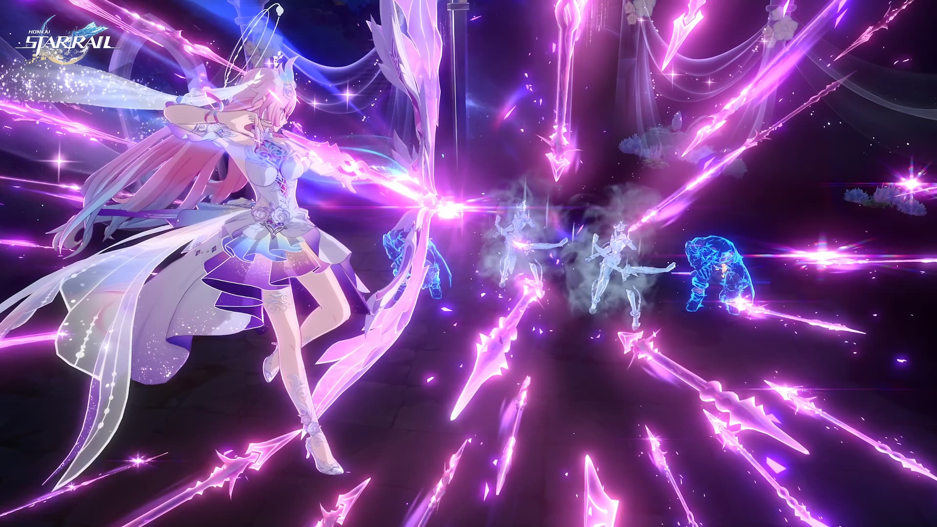 Honkai Star Rail Cyrene shooting bow