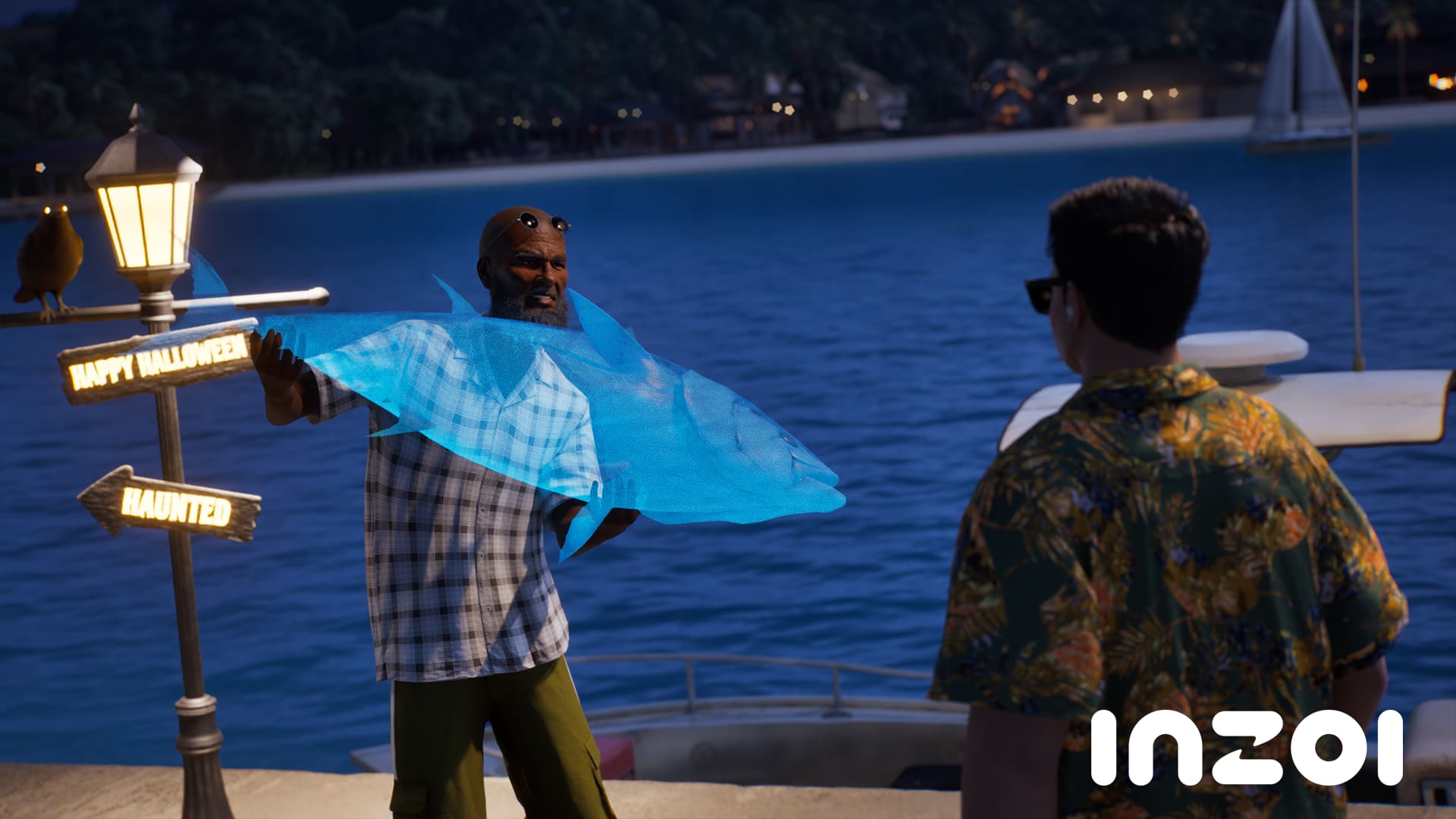 inZOI v0.4.0 Halloween update ghost fish