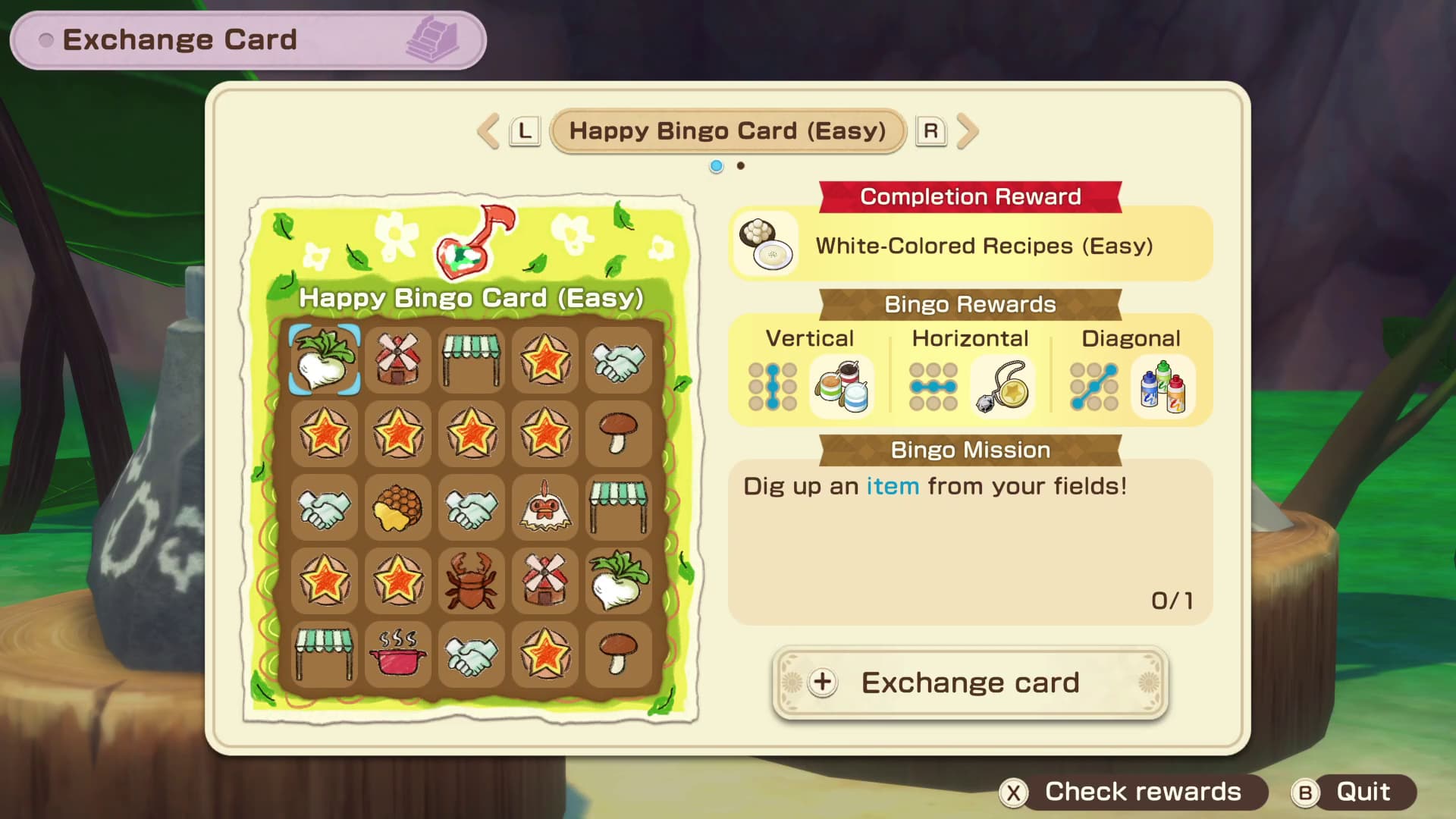 Story of Seasons Grand Bazaar reward exchange